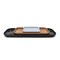 3-Piece Ceramic Decorative Tray Set – Black, Gray & Brown Nesting Display Trays for Table, Countertop & Shelf Decor
